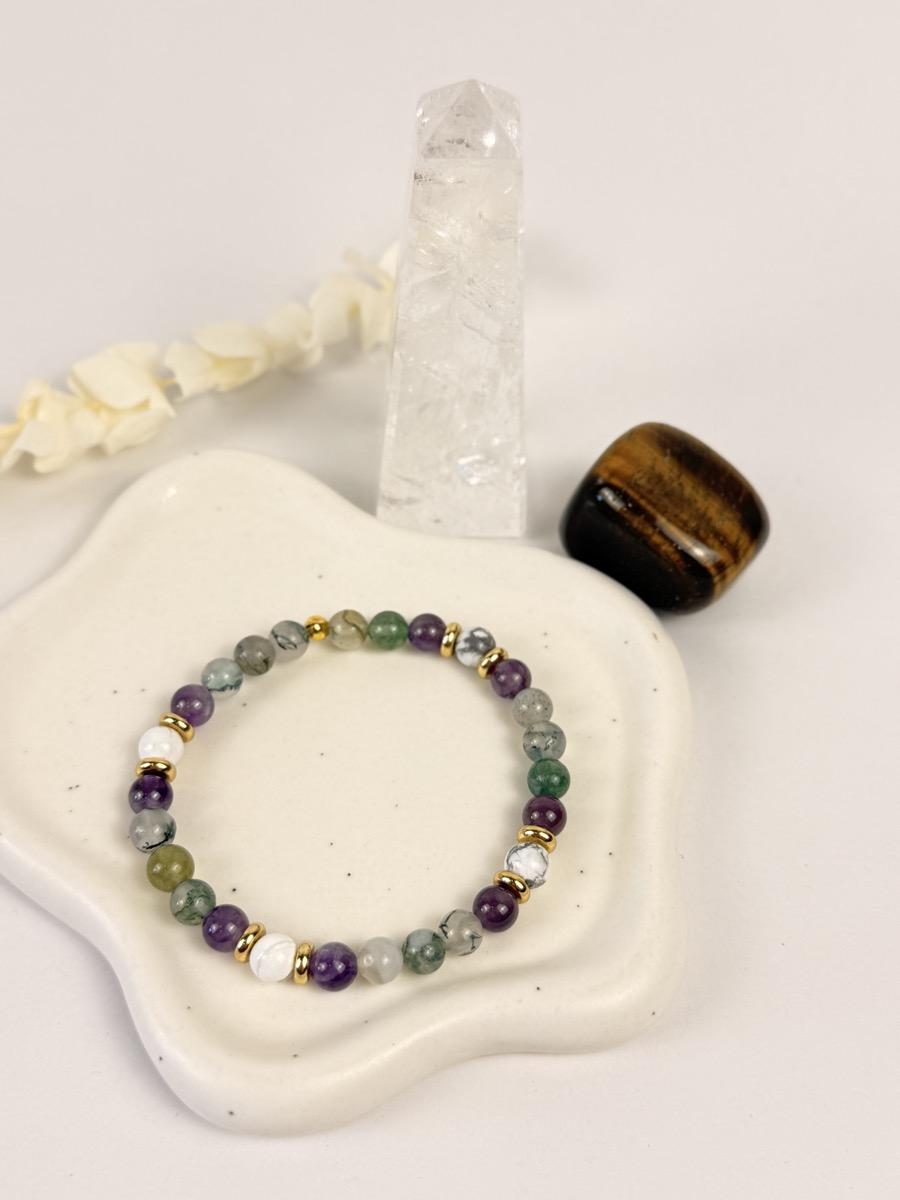 Handgefertigtes Edelstein-Armband